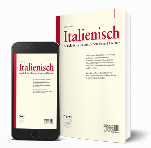Italienisch - Zeitschrift für italienische Sprache und Literatur