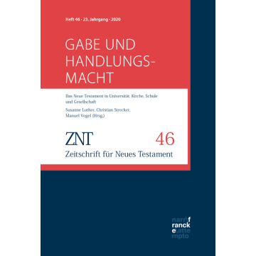 ZNT - Zeitschrift für Neues Testament 23, 46 (2020)