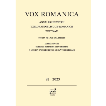 Vox Romanica 82 (2023)