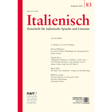 Italienisch Band 83 | 42. Jahrgang 2020, Heft 1