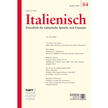 Italienisch Band 84 | 42. Jahrgang 2020, Heft 2
