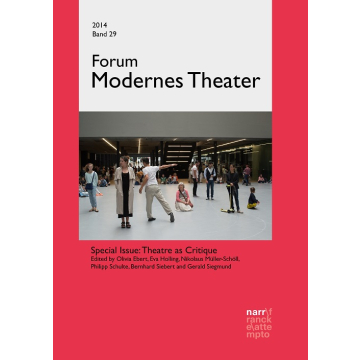 Forum Modernes Theater, 29, 1+2 (2014)