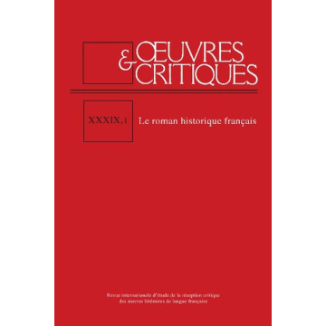 OEUVRES & CRITIQUES, XXXIX, 1 (2014)