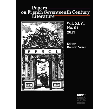 Papers on French Seventeenth Century Literature Vol. XLVI (2019), No. 90