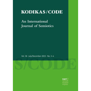 Kodikas/Code 38 (2015), No. 3/4