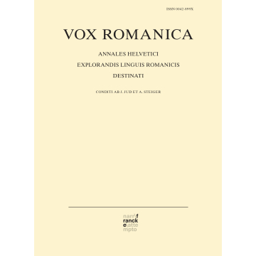 Vox Romanica 71 (2012)