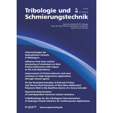 Tribologie und Schmierungstechnik, 65, 6 (2018)