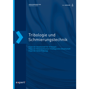 Tribologie und Schmierungstechnik, 66, 3 (2019)