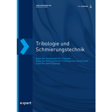 Tribologie und Schmierungstechnik, 67, 1 (2020)