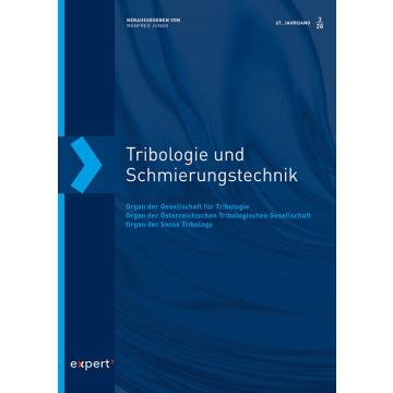 Tribologie und Schmierungstechnik, 67, 3 (2020)
