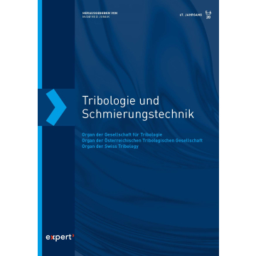 Tribologie und Schmierungstechnik, 67, 5-6 (2020)