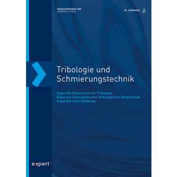 Tribologie und Schmierungstechnik, 68, 1 (2021)