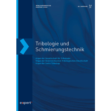 Tribologie und Schmierungstechnik 68, 3-4 (2021)