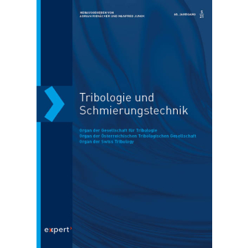 Tribologie und Schmierungstechnik, 68, 5 (2021)