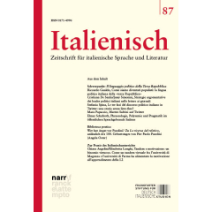 Italienisch Band 87 | 44. Jahrgang,  Heft 1