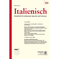Italienisch Band 89 | 45. Jahrgang, Heft 1