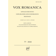 Vox Romanica 77 (2018)