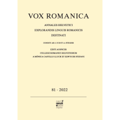 Vox Romanica 81 (2022)