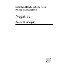 Negative Knowledge