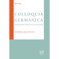 Colloquia Germanica 53, 1 (2021)