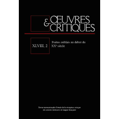 OEUVRES & CRITIQUES  XLVIII, 2