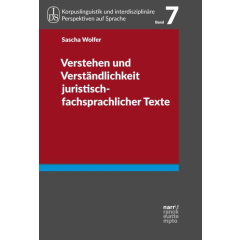 Verstehen und Verständlichkeit juristisch-fachsprachlicher Texte
