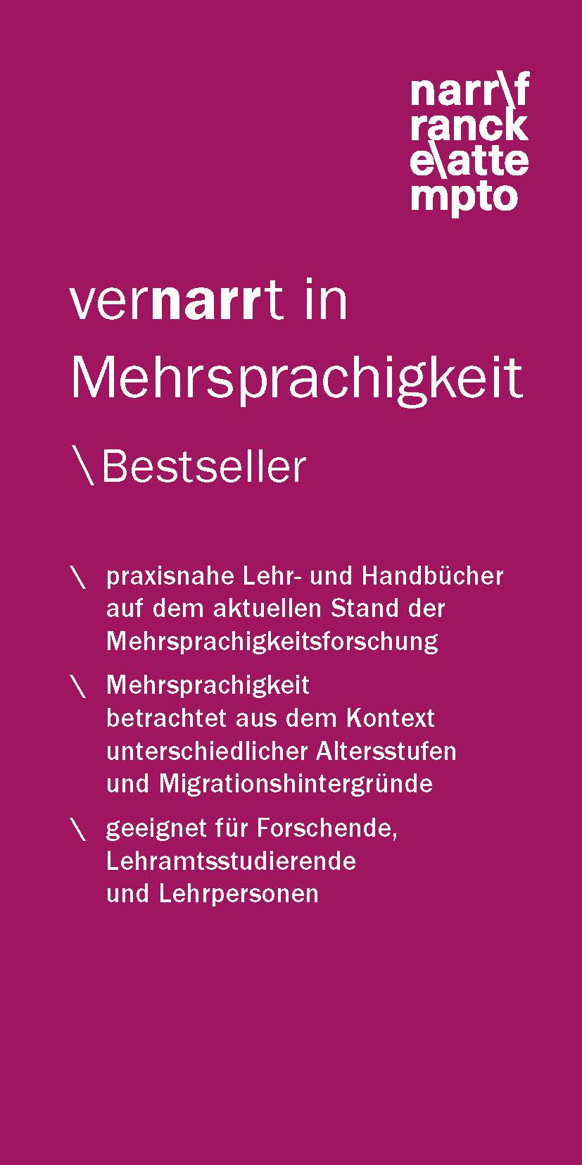 vernarrt in Mehrsprachigkeit