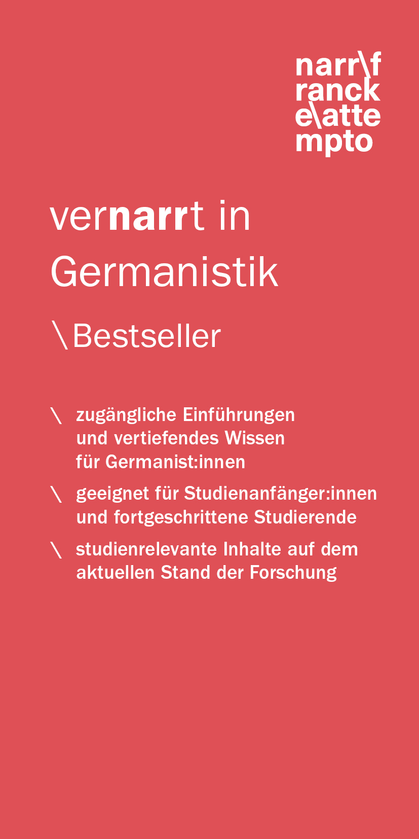 vernarrt in Germanistik