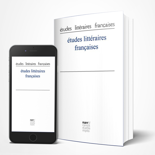 études littéraires françaises